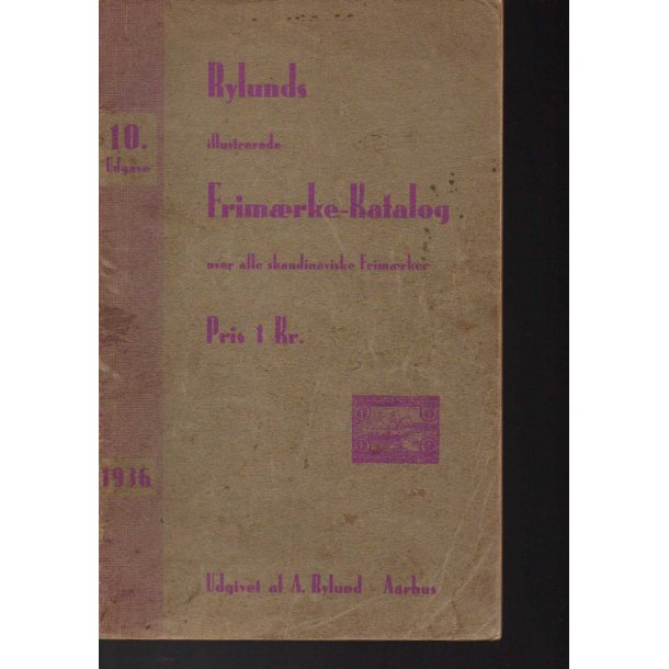 Frim&aelig;rkekatalog . Rylunds 1936