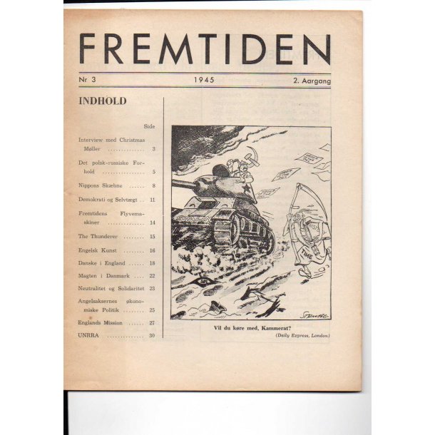 Fremtiden - nr. 3 - 1945 - Dansk Pressetjeneste - Stockholm