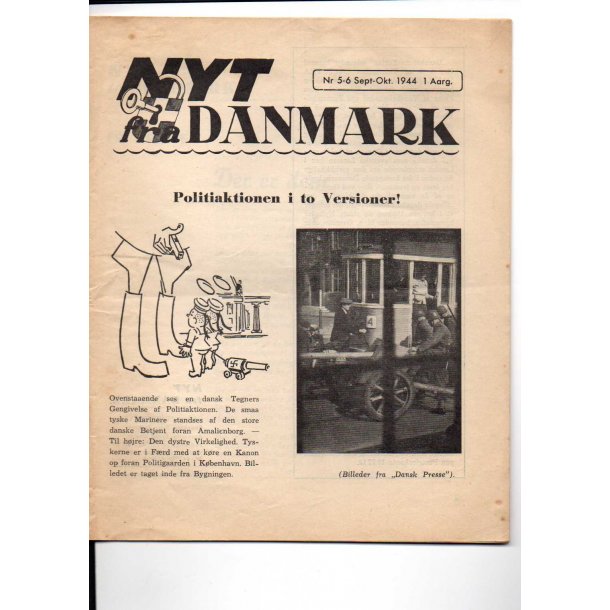 Nyt fra Danmark- 5-6 Sept 1944 - Danskerens Forlag - Stockholm