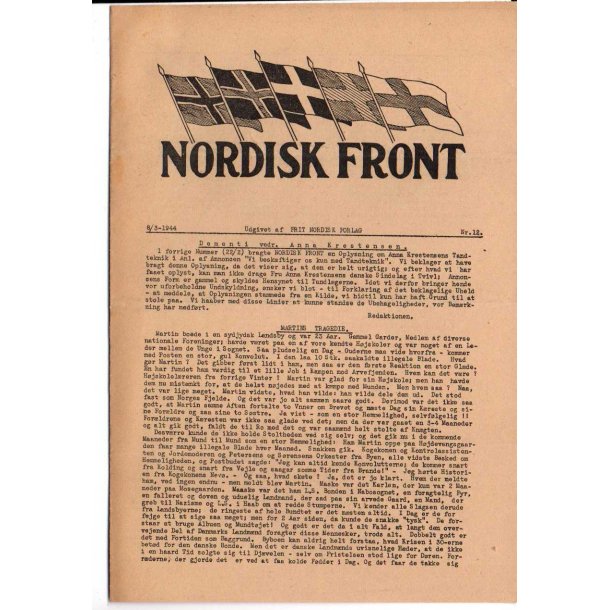 Nordisk Front - 8/3 - 1944