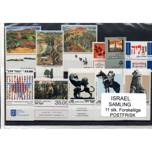 Israel Samling - 11 Stk. Postfrisk