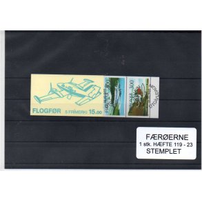 F&aelig;r&oslash;erne - 1 Stk. H&aelig;fte 119-23 - Stemplet