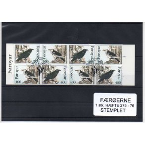 F&aelig;r&oslash;erne - 1 Stk. H&aelig;fte 275 - 76 - Stemplet