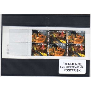 F&aelig;r&oslash;erne - 1 Stk. H&aelig;fte 438 - 39 - Postfrisk