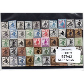 Danmark - Porto Betalt - Klip 50 Stk.
