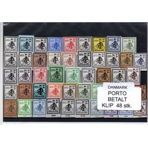 Danmark - Porto Betalt - Klip 48 Stk.