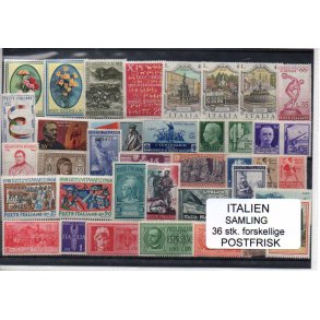 Italien Samling - 36 Stk. Postfrisk