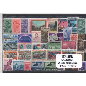 Italien Samling - 36 Stk. Postfrisk