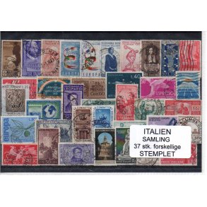 Italien Samling - 37 Stk. Stemplet