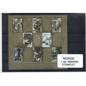 Norge - Miniark AFA 1323 - Stemplet