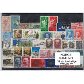 Norge Samling -39 Stk. forskellige - Stemplet