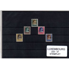 Luxembourg - AFA 233 - 37 Stemplet