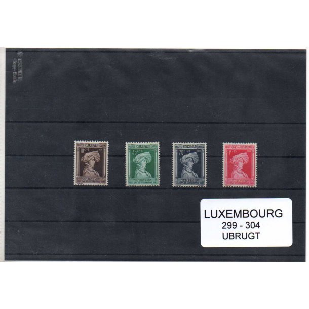 Luxembourg - AFA 299 - 304 - Ubrugt
