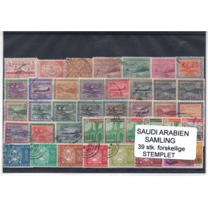 Saudi Arabien Samling - 35 Stk. Stemplet