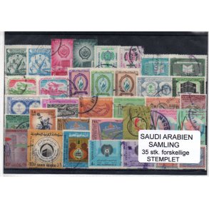 Saudi Arabien Samling - 35 Stk. Stemplet
