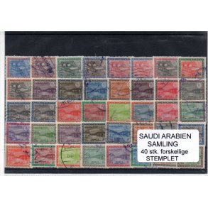 Saudi Arabien Samling - 40 Stk. Stemplet