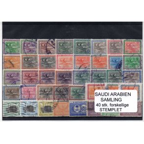Saudi Arabien Samling - 40 Stk. Stemplet