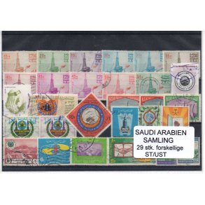 Saudi Arabien Samling - 29 Stk. Stemplet