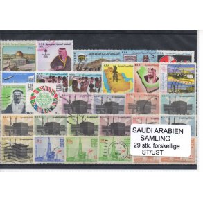 Saudi Arabien Samling - 29 Stk. Stemplet