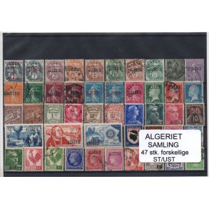 Algeriet Samling - 47 Stk. Stenplet/Ustemplet.