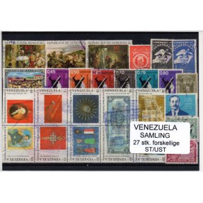Venezuela Samling - 27 Stk. Stemplet/Ustemplet