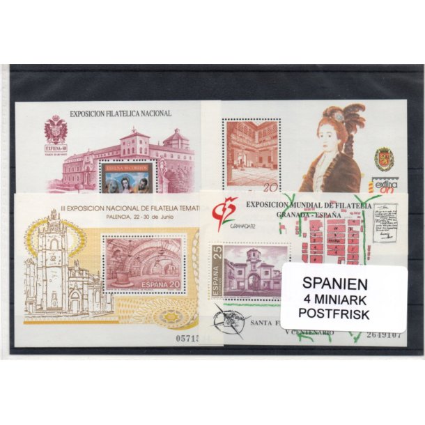 Spanien. - Barcelona - Afa 62-63 Miniark - Postfrisk