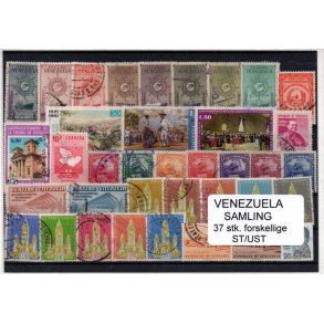 Venezuela Samling - 37 Stk. Stemplet/Ustemplet