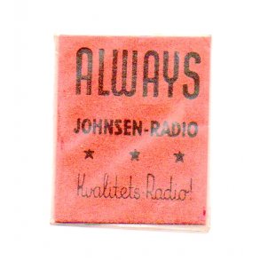 Frimærkepenge - Alwayes (Rød) - Med 1 Øres Frimærke.