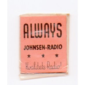 Frimærkepenge - Alwayes (Orangerød) - Med 1 Øres Frimærke