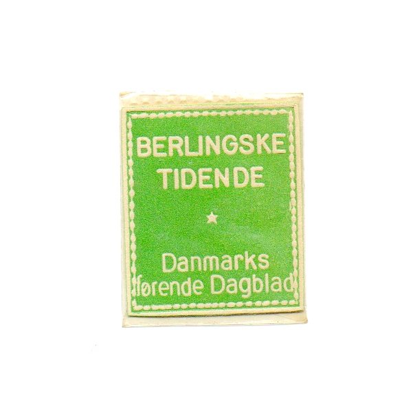Frim&aelig;rkepenge - BERLINSKE TIDENDE - med 1 &oslash;re frim&aelig;rke.