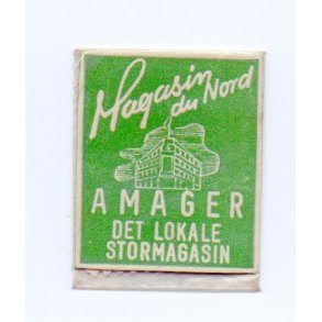 Frimærkepenge - MARGASIN DU NORD - AMAGER - med 1 øre frimærke.