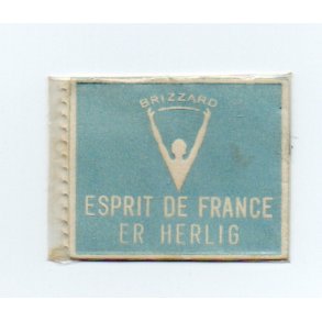 Frimærkepenge - BRIZZARD - ESPRIT DE FRANCE ER HERLIG med 1 øre frimærke