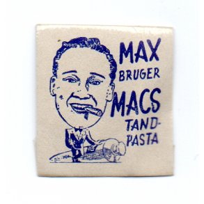 Frimærkepenge - MAX BRUGER MACS - Med 1 øre frimærke