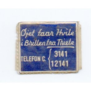 Frimærkepenge - ØJET FAAR HVILE - Med 1 øre frimærke