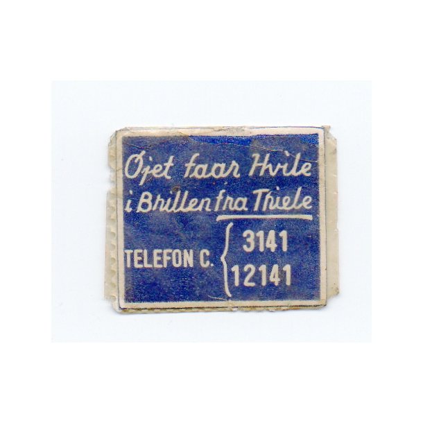 Frim&aelig;rkepenge - &Oslash;JET FAAR HVILE - Med 1 &oslash;re frim&aelig;rke