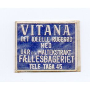 Frimærkepenge - VITANA - Med 1 øre frimærke