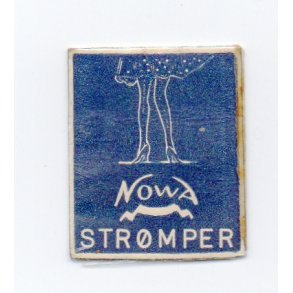 Frimærkepenge - NOVA STRØMPER - Med 1 øre frimærke