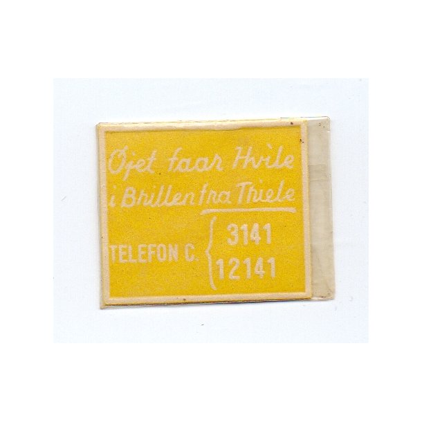 Frim&aelig;rkepenge - &Oslash;JET FAAR HVILE - Med 1 &oslash;re frim&aelig;rke