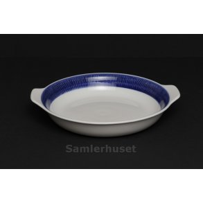Blå Koka, Fad m. Øre 3x19 cm