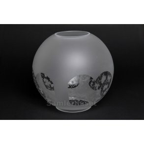 Lampeskrm Dagmarkugle - Hvid - Hjde 17,0 cm - Diameter 18,0 cm.