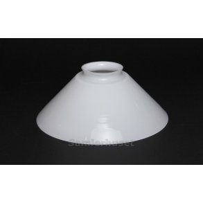 Lampeskrm - Hvid - Hjde 6,8 cm - Diameter 19,7 cm.