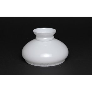 Lampeskærm - Hvid - Højde 8,5 cm - Diameter 13,0 cm.