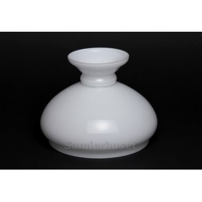 Lampeskærm - Hvid - Højde 13,6 cm - Diameter 20,0 cm.