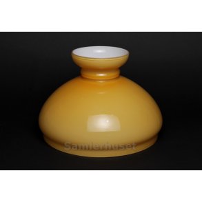 Lampeskærm - Lys Karamelfarvet - Højde 16,0 cm - Diameter 22,0 cm.