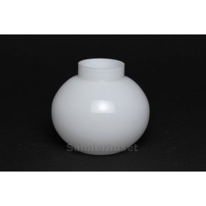 Lampeskærm - Hvid - Højde 7,6 cm - Diameter 8,5 cm.