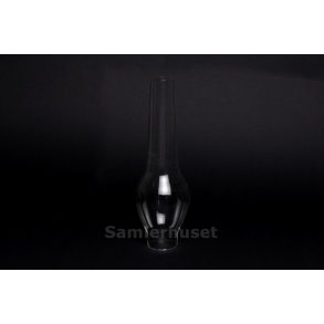 Brnderglas - Fladbrnder - Hjde 22,7 cm - Diameter Forneden 4,2 cm.