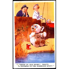 Studdy - Bonzo - Cheer Up, Old Sport! That`s Nothing To The Marriage Knot ! - Valentine 2695