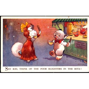 Studdy - Bonzo - Say Kid, Think Of Poor Blighters In The Ritz ! - Valentine 3719