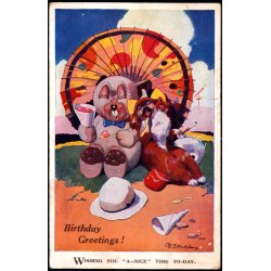 Studdy - Bonzo - Wishing You "A-Nice" Time To-Day - Valentine 2278 E