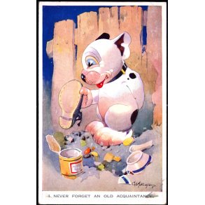 Studdy - Bonzo - I Never Forget An Old Acquaintance. - Valentine 1820